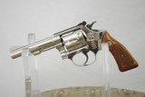 SMITH & WESSON MODEL 34-1 KIT GUN IN NICKEL WITH 4" BARREL