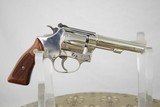 SMITH & WESSON MODEL 34-1 KIT GUN IN NICKEL WITH 4" BARREL - 2 of 9