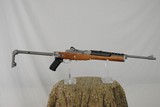 RUGER STAINLESS STEEL MINI 14 WITH ORIGINAL FACTORY HARDWOOD FOLDING STOCK IN 223 - MINT CONDITION AND RARE - 4 of 13