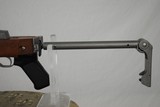 RUGER STAINLESS STEEL MINI 14 WITH ORIGINAL FACTORY HARDWOOD FOLDING STOCK IN 223 - MINT CONDITION AND RARE - 7 of 13