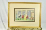 SET OF FOUR ENGLISH HAND COLORED AND FRAMED PRINTS BY THOMAS ROWLANDSON - 7 of 9