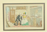 SET OF FOUR ENGLISH HAND COLORED AND FRAMED PRINTS BY THOMAS ROWLANDSON - 4 of 9