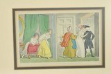 SET OF FOUR ENGLISH HAND COLORED AND FRAMED PRINTS BY THOMAS ROWLANDSON - 3 of 9