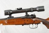 MAUSER 8 X 60 - OCTAGON TO ROUND BARREL - CLAWS AND CURRENT PERIOD SCOPE - 3 of 25