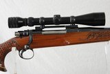 WINSLOW RIFLE IN 243 - BASKETWEAVE CHECKERING - WELL FIGURED WOOD - 7 of 14