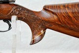 WINSLOW RIFLE IN 243 - BASKETWEAVE CHECKERING - WELL FIGURED WOOD - 13 of 14