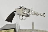 SMITH & WESSON PRE WAR KIT GUN IN 22 LR - 1940 PRODUCTION - NICKEL PLATED WITH BOX - RARE PIECE COMPLETE WITH FACTORY LETTER - SALE PENDING - 12 of 23