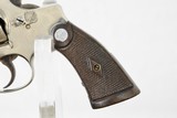 SMITH & WESSON PRE WAR KIT GUN IN 22 LR - 1940 PRODUCTION - NICKEL PLATED WITH BOX - RARE PIECE COMPLETE WITH FACTORY LETTER - SALE PENDING - 20 of 23