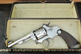 SMITH & WESSON PRE WAR KIT GUN IN 22 LR - 1940 PRODUCTION - NICKEL PLATED WITH BOX - RARE PIECE COMPLETE WITH FACTORY LETTER - SALE PENDING - 3 of 23