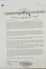 SMITH & WESSON PRE WAR KIT GUN IN 22 LR - 1940 PRODUCTION - NICKEL PLATED WITH BOX - RARE PIECE COMPLETE WITH FACTORY LETTER - SALE PENDING - 14 of 23