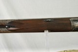 WILLIAM GREENER 12 GAUGE HAMMER DOUBLE MADE IN THE EARLY 1850'S - WELL ENGRAVED WITH HIGHLY FIGURED WOOD - SALE PENDING - 18 of 22