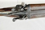 WILLIAM GREENER 12 GAUGE HAMMER DOUBLE MADE IN THE EARLY 1850'S - WELL ENGRAVED WITH HIGHLY FIGURED WOOD - SALE PENDING - 20 of 22