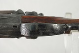 WILLIAM GREENER 12 GAUGE HAMMER DOUBLE MADE IN THE EARLY 1850'S - WELL ENGRAVED WITH HIGHLY FIGURED WOOD - SALE PENDING - 12 of 22