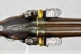 HENRY NOCK 24 GAUGE FLINTLOCK DOUBLE - REMARKABLE CONDITION - MADE IN 1790 TIME PERIOD - 3 of 14