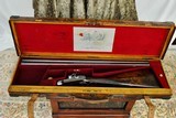 PURDEY 20 GAUGE BAR IN WOOD HAMMER GUN - OAK AND LEATHER ORIGINAL CASE - MADE IN 1876 - TIME CAPSULE - SALE PENDING - 2 of 23