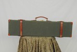 CANVAS AND LEATHER SIDE BY SIDE SHOTGUN CASE - COMPACT 