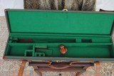 CANVAS AND LEATHER SIDE BY SIDE SHOTGUN CASE - COMPACT 