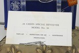 CHIEFS SPECIAL IN NICKEL MODEL 36-1 - AS NEW WITH BOX AND PAPERS - 9 of 12
