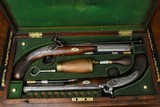 HW MORTIMER ENGLISH DUELING PISTOLS - CASED COMPLETE - CIRCA 1814-1822 - 16 of 16