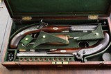 HW MORTIMER ENGLISH DUELING PISTOLS - CASED COMPLETE - CIRCA 1814-1822 - 12 of 16