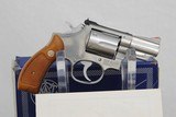 SMITH & WESSON MODEL 66-1 COMBAT MASTERPIECE IN STAINLESS AS NEW WITH BOX AND PAPERS. - SALE PENDING - 2 of 13