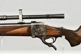 FARQUHARSON SINGLE SHOT WITH JW FECKER SCOPE - 2 of 17