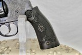 IVER JOHNSON FACTORY ENGRAVED THIRD MODEL HAMMERLESS - TARGET REVOLVER - TWO DIGIT SERIAL NUMBER - 6 of 12