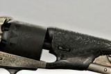 HAND ENGRAVED UBERTI 1860 ARMY - GOLD INLAY - MADE IN 1964 - 6 of 14