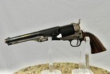 HAND ENGRAVED UBERTI 1860 ARMY - GOLD INLAY - MADE IN 1964 - 1 of 14