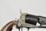 HAND ENGRAVED UBERTI 1860 ARMY - GOLD INLAY - MADE IN 1964 - 2 of 14