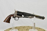 HAND ENGRAVED UBERTI 1860 ARMY - GOLD INLAY - MADE IN 1964 - 4 of 14