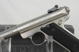 RUGER MKII - GOVERNMENT TARGET - STAINLESS STEEL WITH BOX AND PAPERWORK - 5 of 6