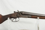 VINTAGE WILLIAM MOORE COACH GUN - 12 GAUGE WITH 20