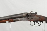 VINTAGE WILLIAM MOORE COACH GUN - 12 GAUGE WITH 20