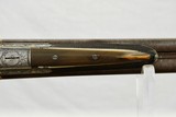 GERMAN CAPE GUN BY GIRKU - CHISELED ENGRAVING WITH GOLD - ANTIQUE - 14 of 17