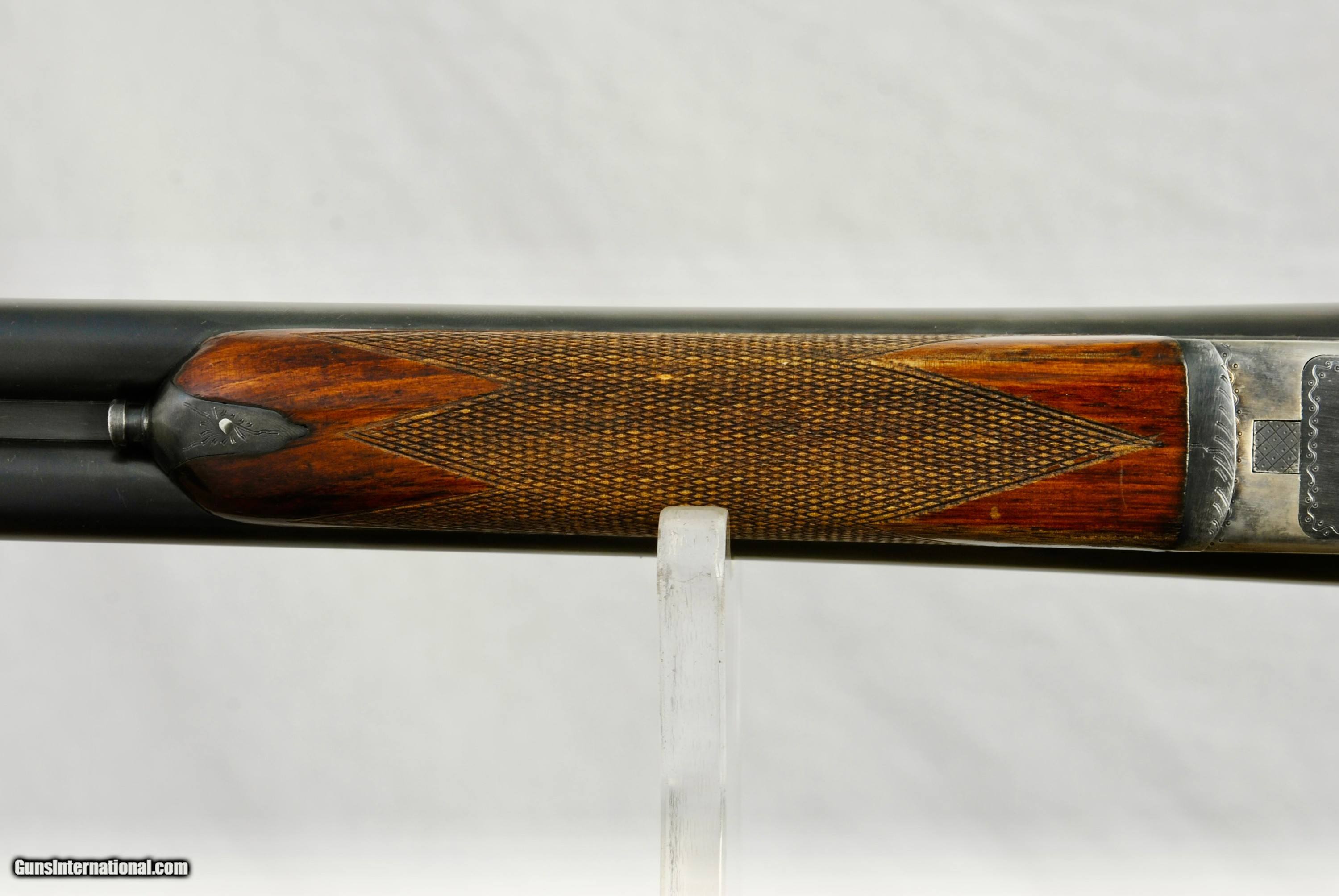 AYA MODEL 3 - 12 GAUGE - 95% CASE COLOR WITH ENGRAVING