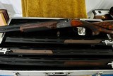 BERETTA 4 BARREL SKEET SET - 12/20/28/410 WITH CUSTOM STOCK AND FOREND - CASED