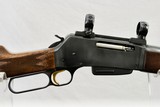 BROWNING BLR STEEL RECEIVER LEVER ACTION IN 358 WINCHESTER - FROM THE ROY CLARK COLLECTION - 3 of 11