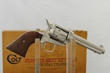 COLT FRONTIER SCOUT 22 LR / 22 MAGNUM - NICKEL PLATED - WITH ORIGINAL BOX - 4 of 9