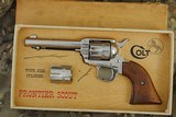 COLT FRONTIER SCOUT 22 LR / 22 MAGNUM - NICKEL PLATED - WITH ORIGINAL BOX