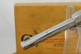 COLT FRONTIER SCOUT 22 LR / 22 MAGNUM - NICKEL PLATED - WITH ORIGINAL BOX - 9 of 9