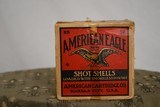 VINTAGE BOX OF AMERICAN EAGLE SHOTGUN SHELLS