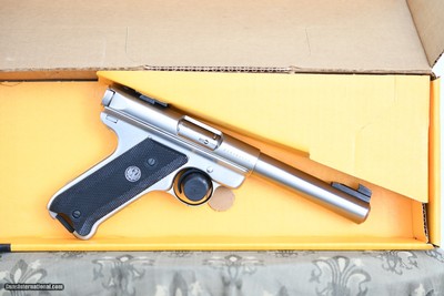 RUGER MKII TARGET - STAINLESS STEEL - 5 1/2