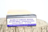 RUGER MKII TARGET - STAINLESS STEEL - 5 1/2