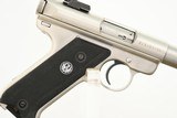 RUGER MKII TARGET - STAINLESS STEEL - 5 1/2