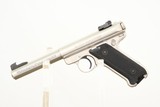 RUGER MKII TARGET - STAINLESS STEEL - 5 1/2