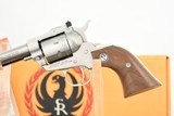RUGER NEW MODEL SUPER SINGLE SIX IN STAINLESS STEEL - 22 LR AND 22/MAG - OWNED BY ROY CLARK - 3 of 7