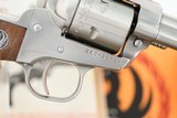 RUGER NEW MODEL SUPER SINGLE SIX IN STAINLESS STEEL - 22 LR AND 22/MAG - OWNED BY ROY CLARK - 6 of 7