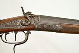 CLASSIC G.F. STORMER STALKING RIFLE - RARE TANG SAFETY, GAME SCENE ENGRAVING - 5 of 22