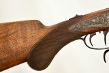 CLASSIC G.F. STORMER STALKING RIFLE - RARE TANG SAFETY, GAME SCENE ENGRAVING - 6 of 22